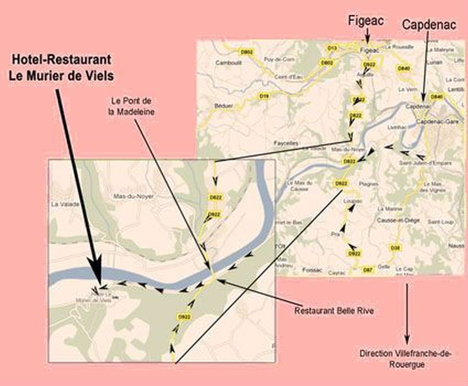 Map - Le murier de Viels